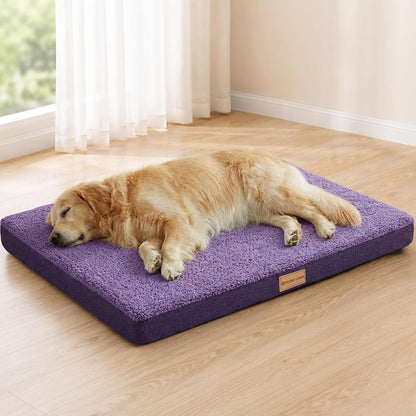 Orthopedic Large Dog Bed Washable Pet Sofa Mat 48''X30'' Black