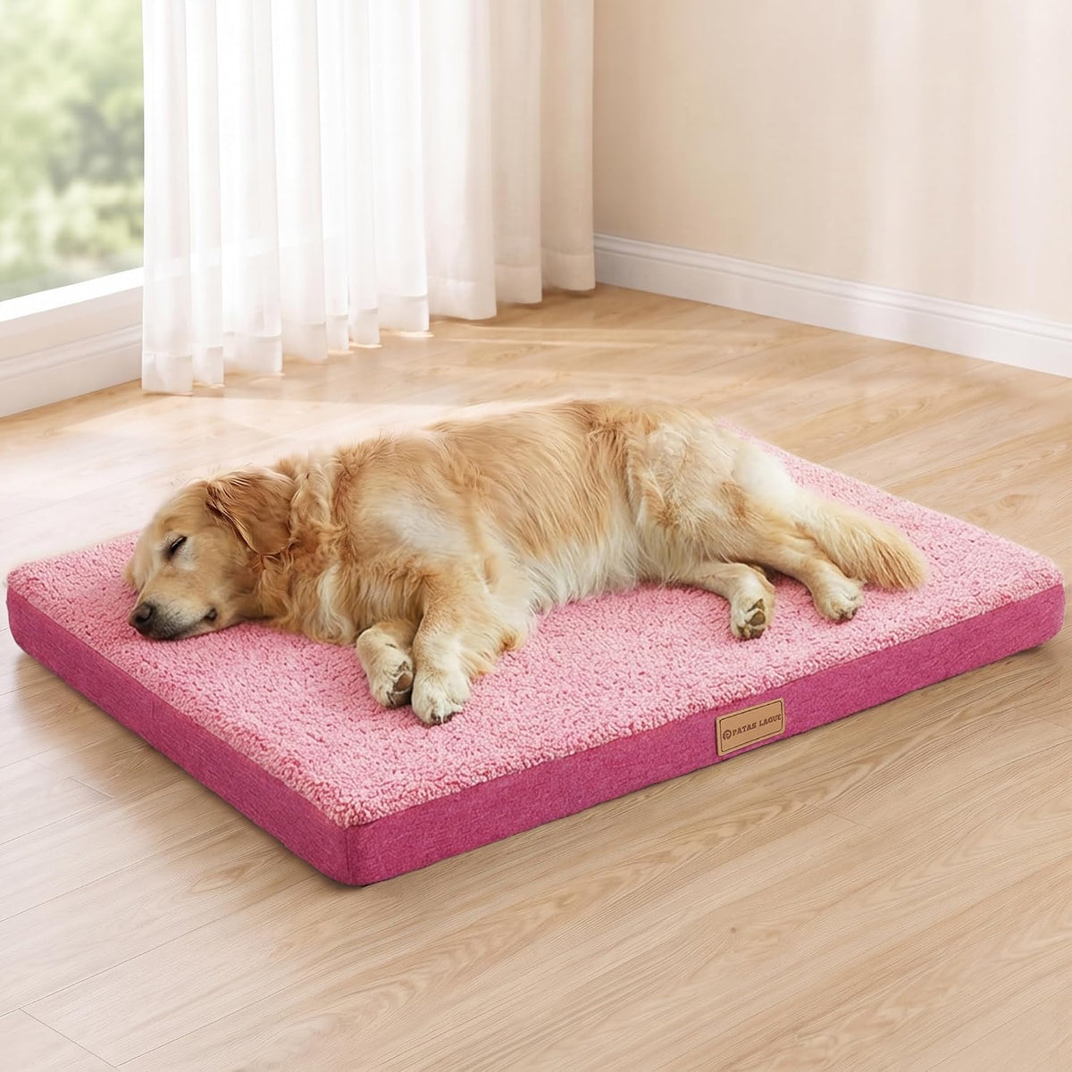 Orthopedic Large Dog Bed Washable Pet Sofa Mat 48''X30'' Black
