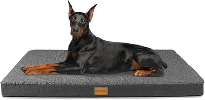Orthopedic Large Dog Bed Washable Pet Sofa Mat 48''X30'' Black