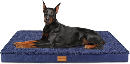 Orthopedic Large Dog Bed Washable Pet Sofa Mat 48''X30'' Black