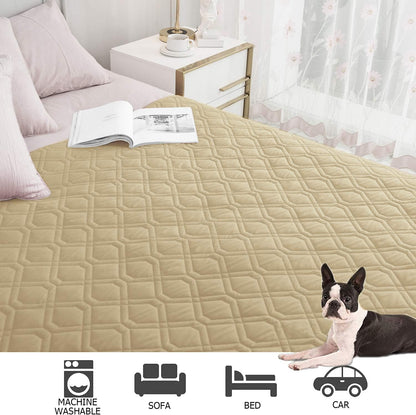 Waterproof Dog Bed Cover Pet Blanket for Furniture Bed Couch Sofa Reversible - Colors B