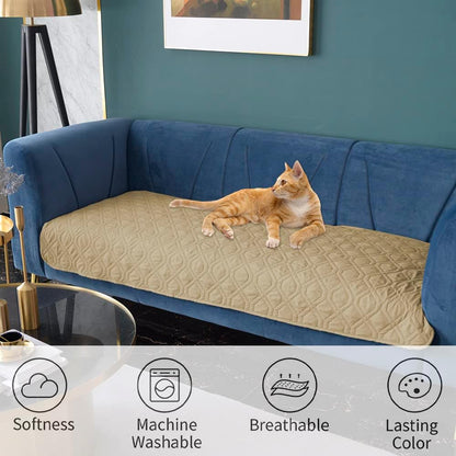 Waterproof Dog Bed Cover Pet Blanket for Furniture Bed Couch Sofa Reversible - Colors B