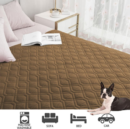 Waterproof Dog Bed Cover Pet Blanket for Furniture Bed Couch Sofa Reversible - Colors B