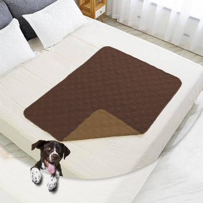 Waterproof Dog Bed Cover Pet Blanket for Furniture Bed Couch Sofa Reversible - Colors B