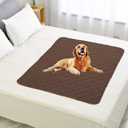 Waterproof Dog Bed Cover Pet Blanket for Furniture Bed Couch Sofa Reversible - Colors B