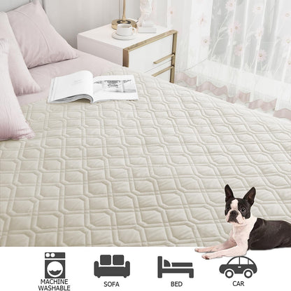 Waterproof Dog Bed Cover Pet Blanket for Furniture Bed Couch Sofa Reversible - Colors B