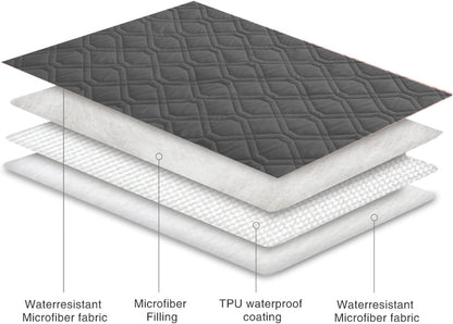Waterproof Dog Bed Cover Pet Blanket for Furniture Bed Couch Sofa Reversible - Colors B