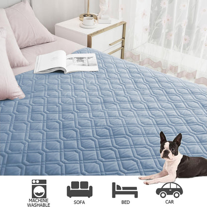 Waterproof Dog Bed Cover Pet Blanket for Furniture Bed Couch Sofa Reversible - Colors B