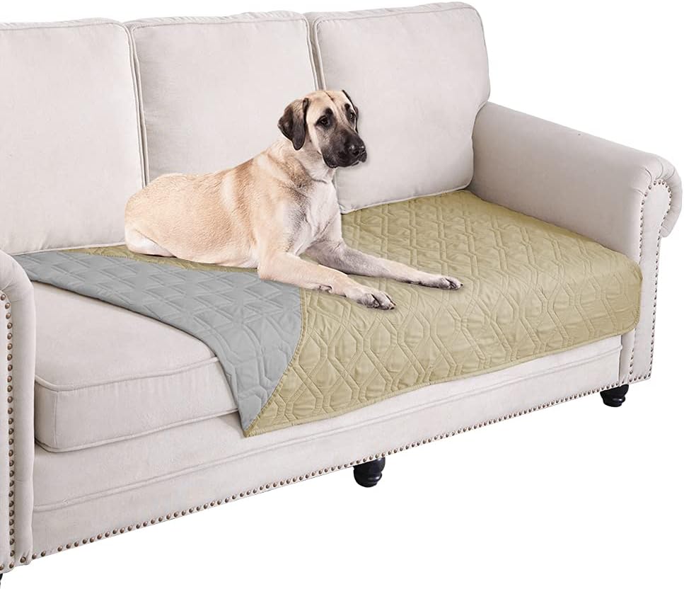 Waterproof Dog Bed Cover Pet Blanket for Furniture Bed Couch Sofa Reversible - Colors B