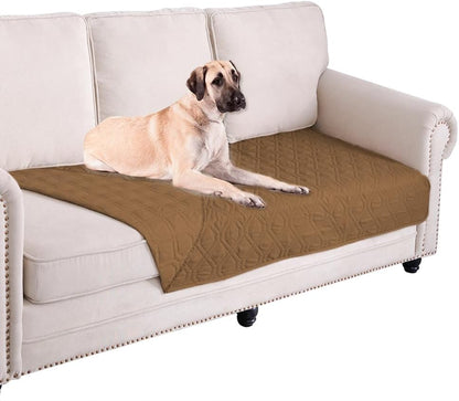 Waterproof Dog Bed Cover Pet Blanket for Furniture Bed Couch Sofa Reversible - Colors B