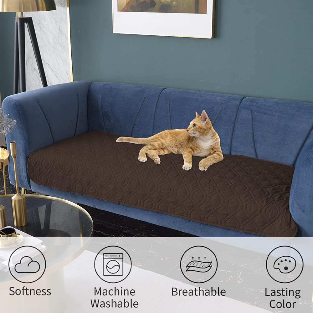 Waterproof Dog Bed Cover Pet Blanket for Furniture Bed Couch Sofa Reversible - Colors B