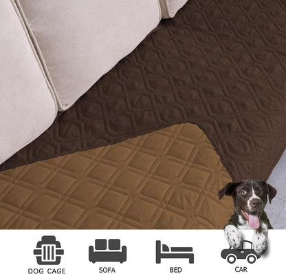 Waterproof Dog Bed Cover Pet Blanket for Furniture Bed Couch Sofa Reversible - Colors B