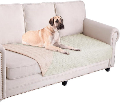 Waterproof Dog Bed Cover Pet Blanket for Furniture Bed Couch Sofa Reversible - Colors B
