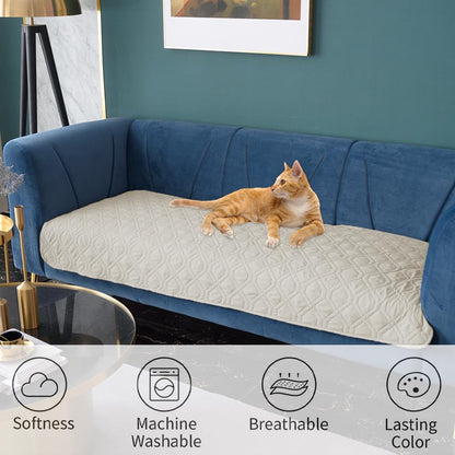 Waterproof Dog Bed Cover Pet Blanket for Furniture Bed Couch Sofa Reversible - Colors B