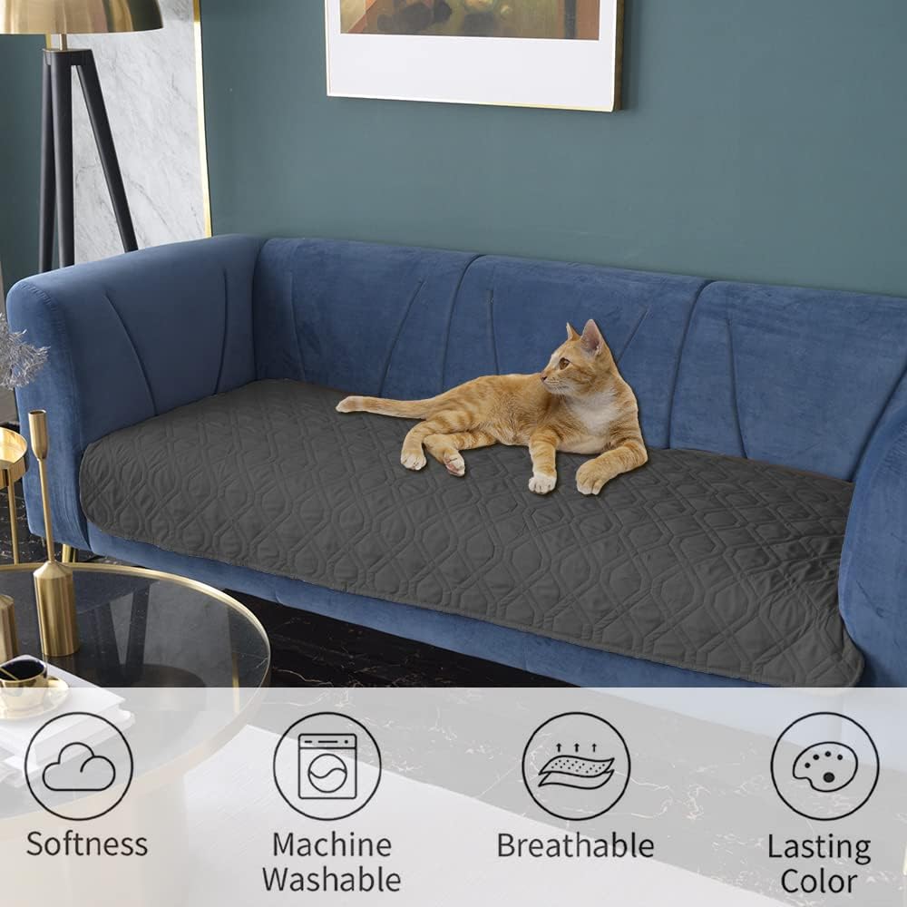Waterproof Dog Bed Cover Pet Blanket for Furniture Bed Couch Sofa Reversible - Colors B