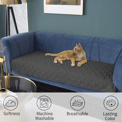 Waterproof Dog Bed Cover Pet Blanket for Furniture Bed Couch Sofa Reversible - Colors B