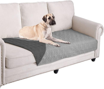 Waterproof Dog Bed Cover Pet Blanket for Furniture Bed Couch Sofa Reversible - Colors B
