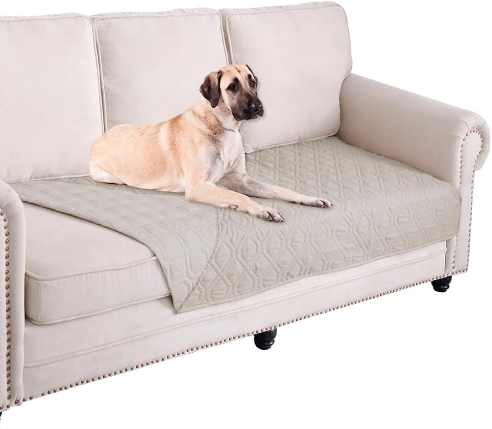 Waterproof Dog Bed Cover Pet Blanket for Furniture Bed Couch Sofa Reversible - Colors B