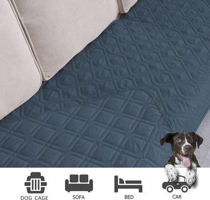 Waterproof Dog Bed Cover Pet Blanket for Furniture Bed Couch Sofa Reversible - Colors B