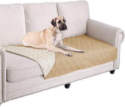 Waterproof Dog Bed Cover Pet Blanket for Furniture Bed Couch Sofa Reversible - Colors B