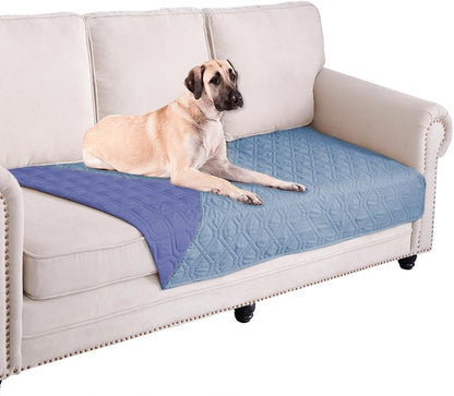 Waterproof Dog Bed Cover Pet Blanket for Furniture Bed Couch Sofa Reversible - Colors B
