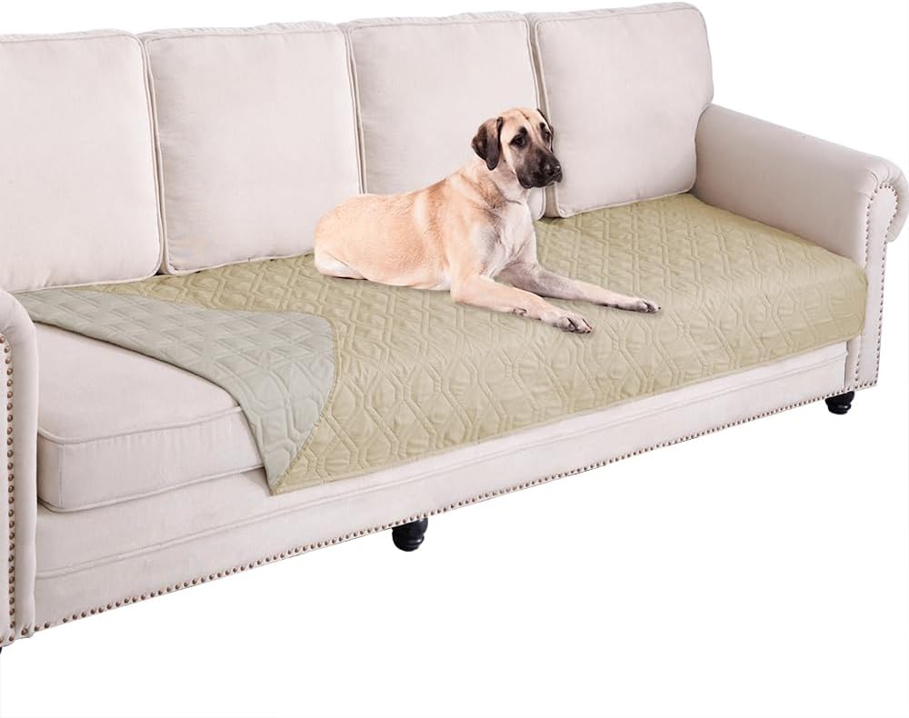 Waterproof Dog Bed Cover Pet Blanket for Furniture Bed Couch Sofa Reversible - Colors B