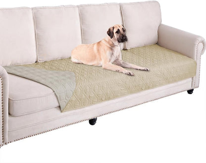 Waterproof Dog Bed Cover Pet Blanket for Furniture Bed Couch Sofa Reversible - Colors B