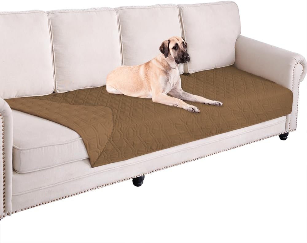 Waterproof Dog Bed Cover Pet Blanket for Furniture Bed Couch Sofa Reversible - Colors B