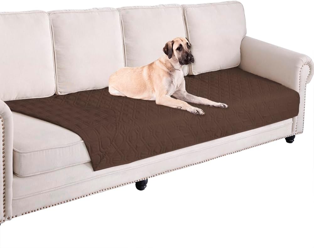 Waterproof Dog Bed Cover Pet Blanket for Furniture Bed Couch Sofa Reversible - Colors B