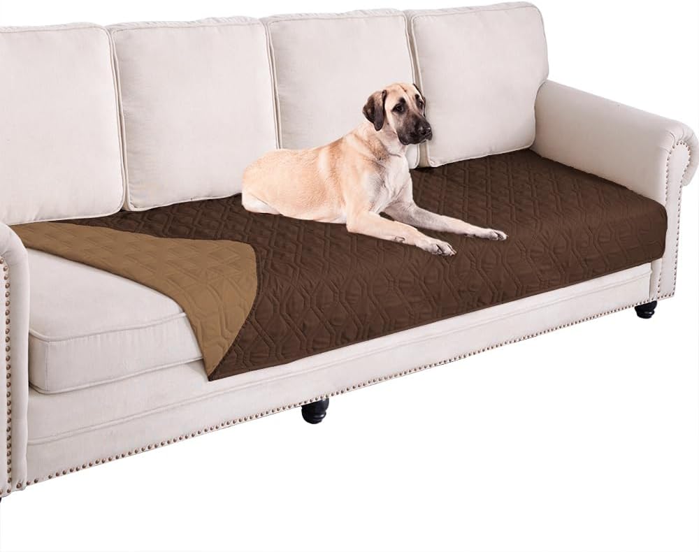 Waterproof Dog Bed Cover Pet Blanket for Furniture Bed Couch Sofa Reversible - Colors B