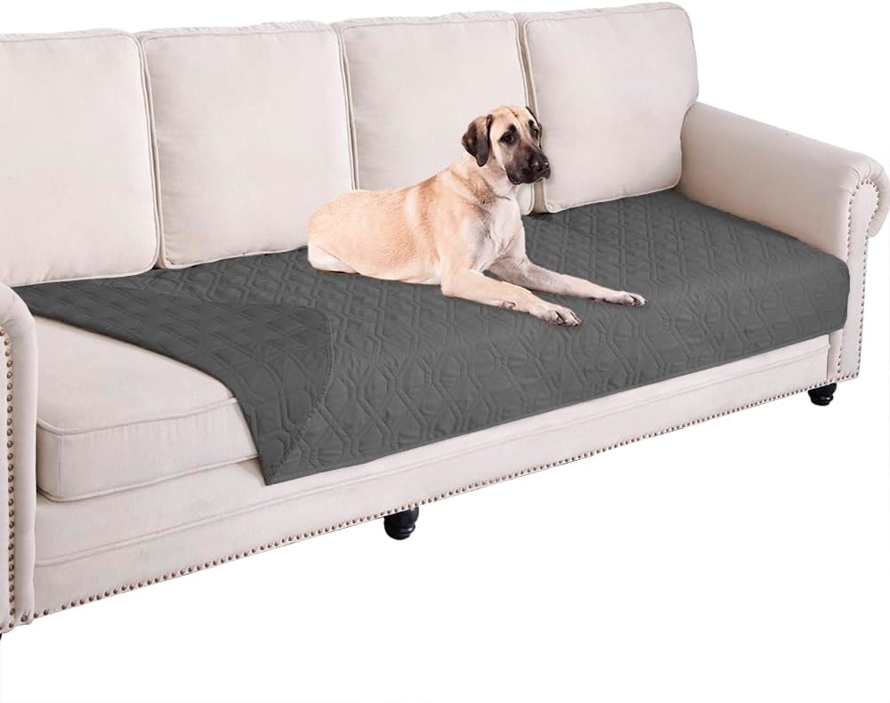 Waterproof Dog Bed Cover Pet Blanket for Furniture Bed Couch Sofa Reversible - Colors B