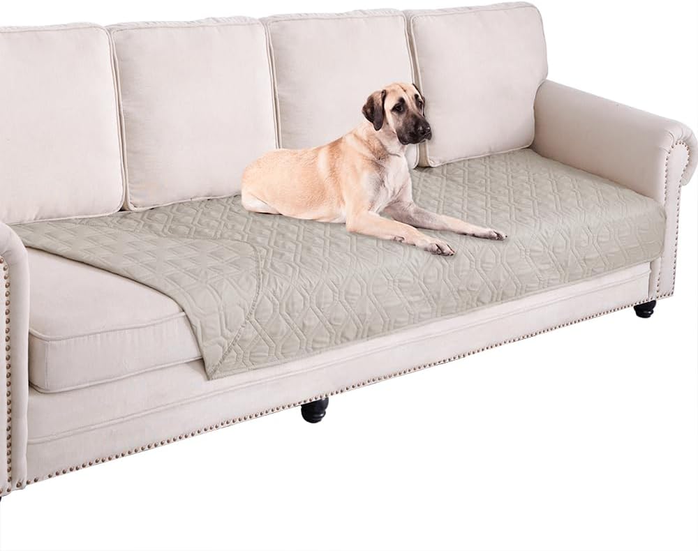 Waterproof Dog Bed Cover Pet Blanket for Furniture Bed Couch Sofa Reversible - Colors B