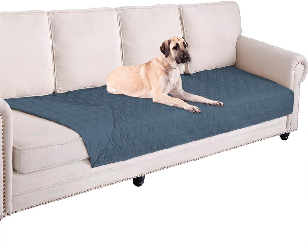Waterproof Dog Bed Cover Pet Blanket for Furniture Bed Couch Sofa Reversible - Colors B