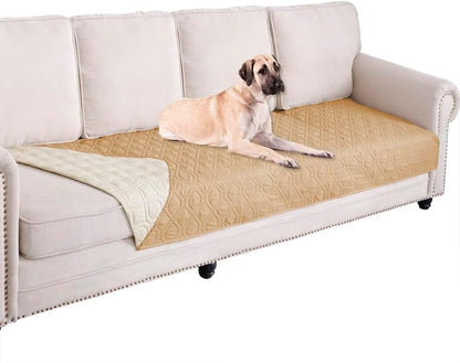 Waterproof Dog Bed Cover Pet Blanket for Furniture Bed Couch Sofa Reversible - Colors B