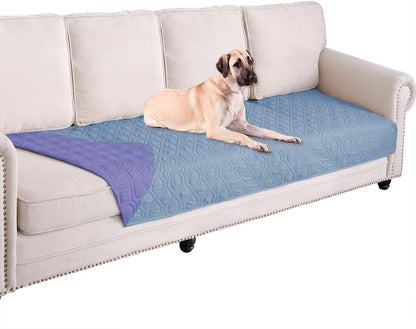 Waterproof Dog Bed Cover Pet Blanket for Furniture Bed Couch Sofa Reversible - Colors B