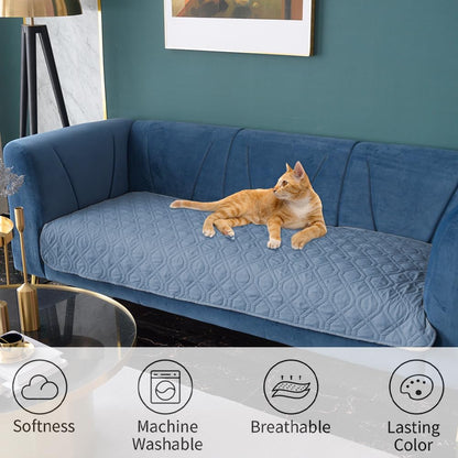 Waterproof Dog Bed Cover Pet Blanket for Furniture Bed Couch Sofa Reversible - Colors B