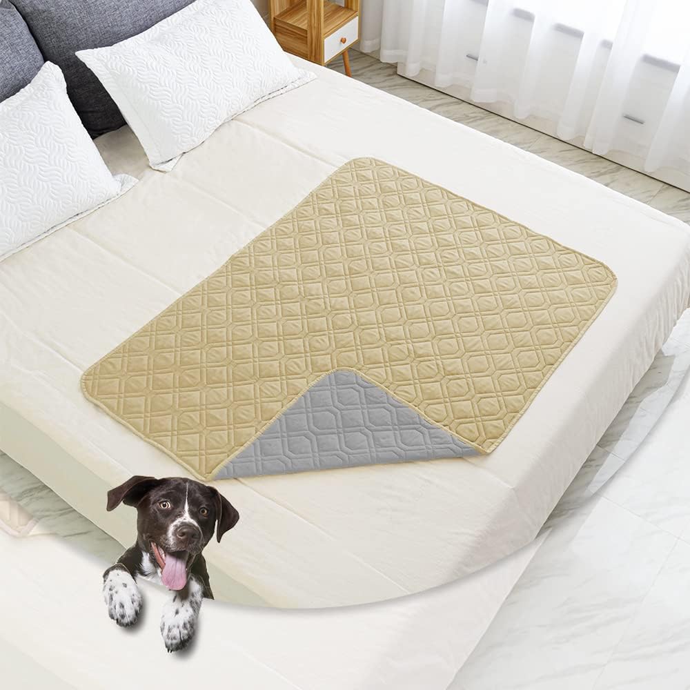 Waterproof Dog Bed Cover Pet Blanket for Furniture Bed Couch Sofa Reversible - Colors B
