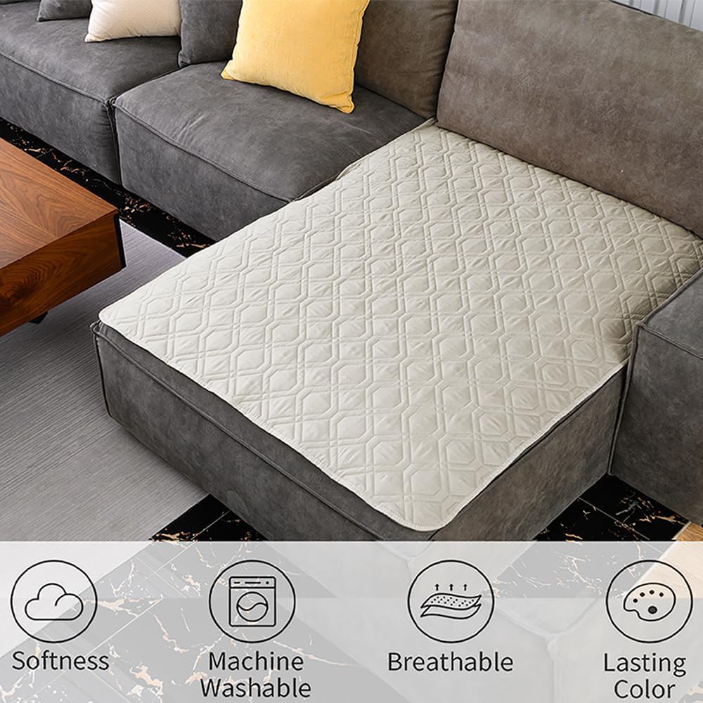 Waterproof Dog Bed Cover Pet Blanket for Furniture Bed Couch Sofa Reversible - Colors B