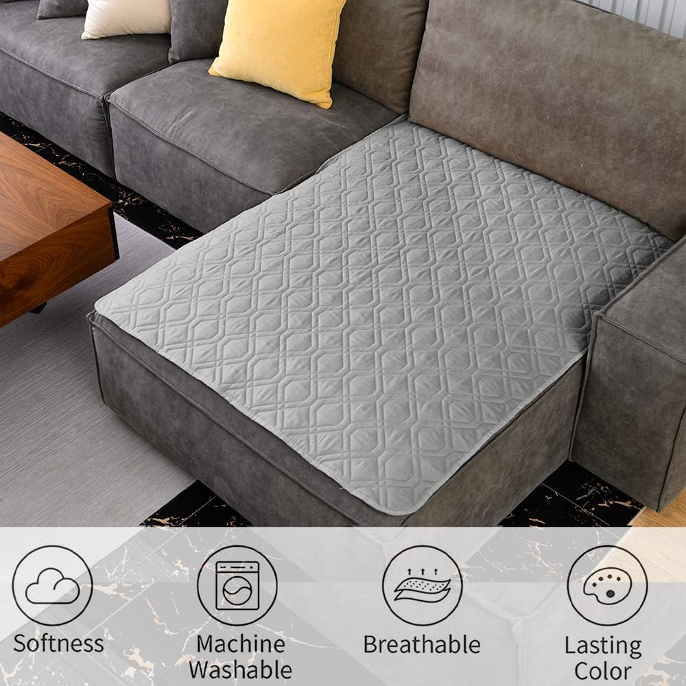 Waterproof Dog Bed Cover Pet Blanket for Furniture Bed Couch Sofa Reversible - Colors B