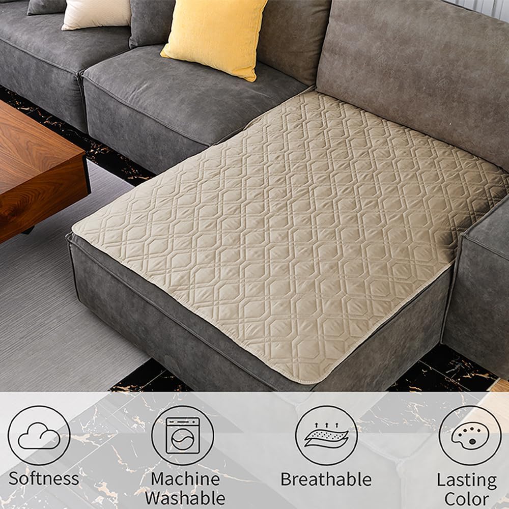 Waterproof Dog Bed Cover Pet Blanket for Furniture Bed Couch Sofa Reversible - Colors B