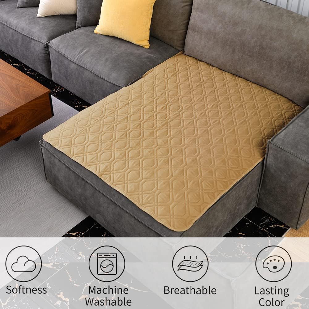 Waterproof Dog Bed Cover Pet Blanket for Furniture Bed Couch Sofa Reversible - Colors B