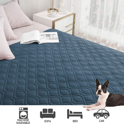 Waterproof Dog Bed Cover Pet Blanket for Furniture Bed Couch Sofa Reversible - Colors B