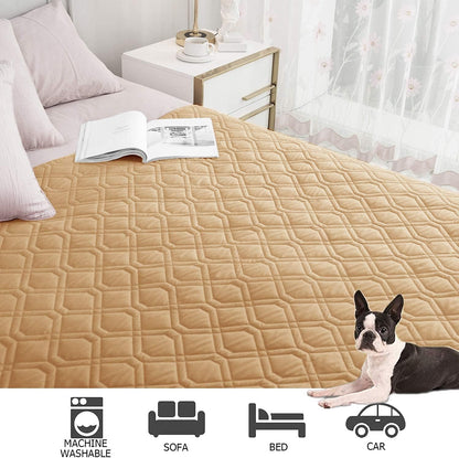 Waterproof Dog Bed Cover Pet Blanket for Furniture Bed Couch Sofa Reversible - Colors B