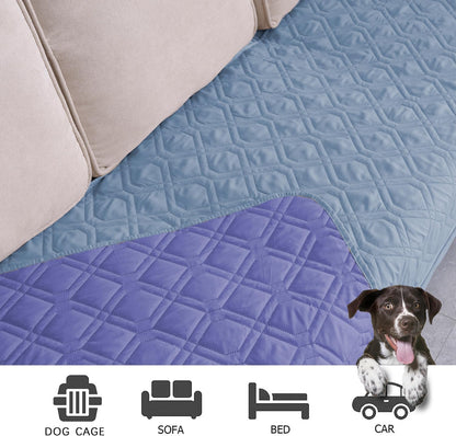 Waterproof Dog Bed Cover Pet Blanket for Furniture Bed Couch Sofa Reversible - Colors B