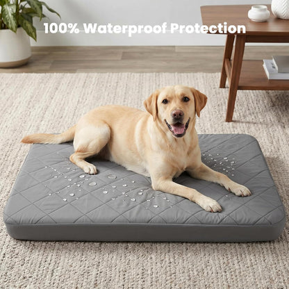 Waterproof Dog Bed Cover Replacement - XL (44"x35"), Grey