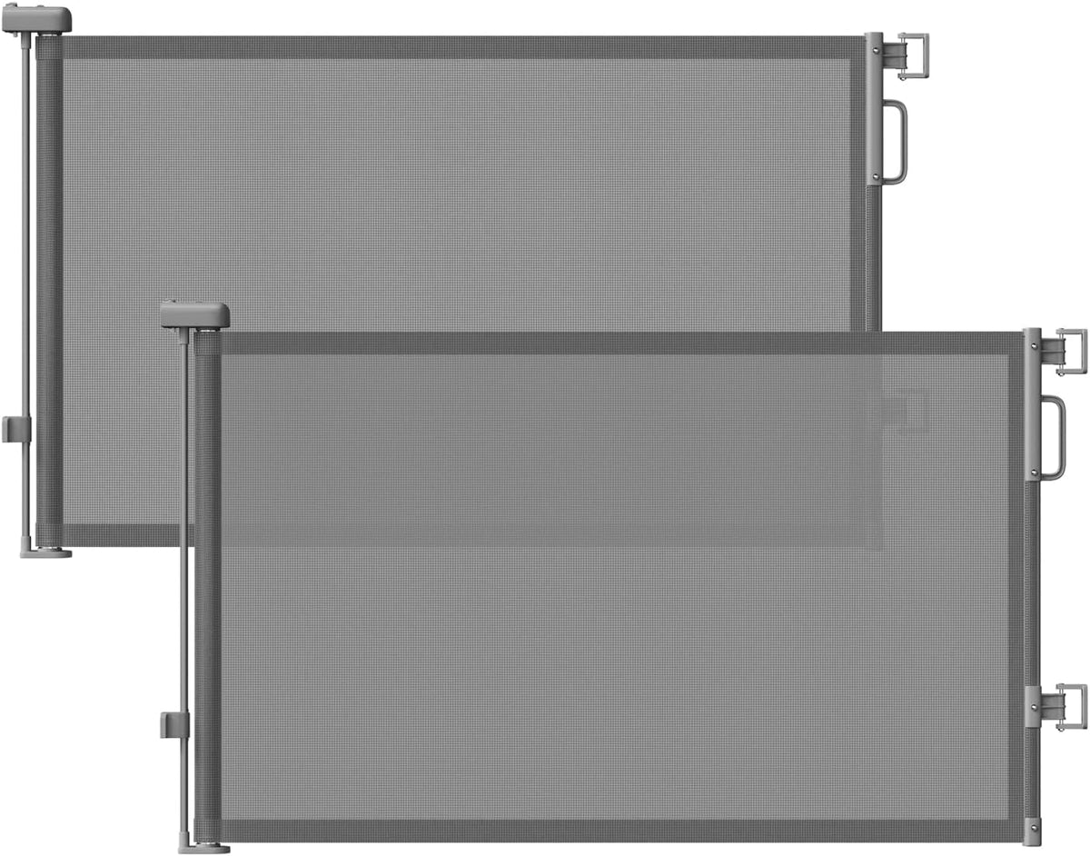 Retractable Baby Gate for Stairs & Doorways, Dog Gate Indoor Outdoor