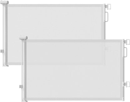 Retractable Baby Gate for Stairs & Doorways, Dog Gate Indoor Outdoor