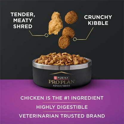 AdvantEDGE Senior Support Plus Small Breed Shredded Blend Chicken and Rice Formula Dry Dog Food - 3.5 lb Bag
