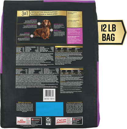 AdvantEDGE Senior Support Plus Small Breed Shredded Blend Chicken and Rice Formula Dry Dog Food - 3.5 lb Bag