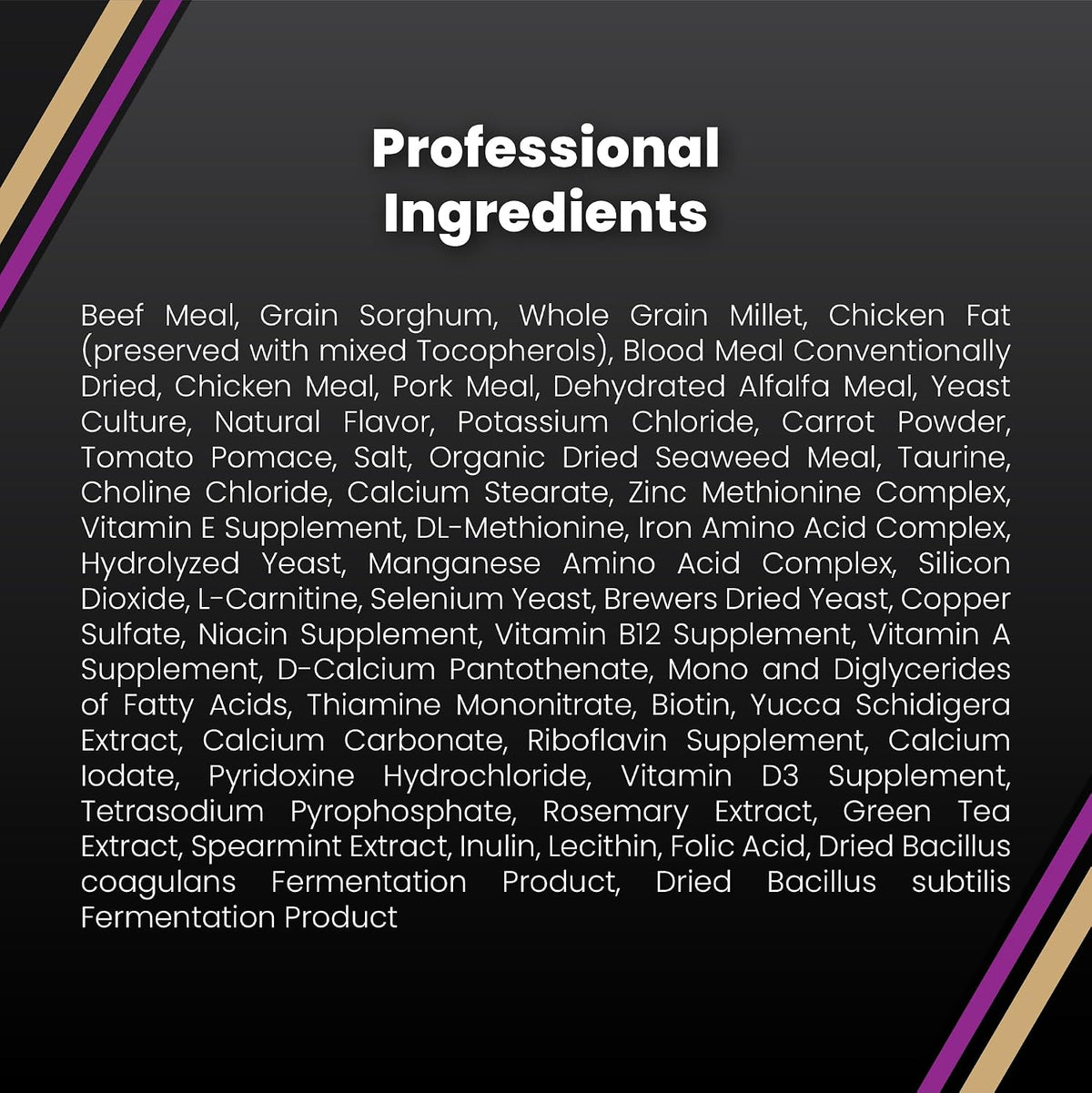 Professional Dry Dog Food - Gluten-Free Active Dog Kibble, 5 lb